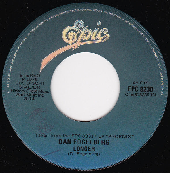 Dan Fogelberg : Longer (7")