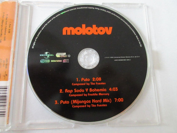 Molotov : Puto!!! (CD, Maxi)