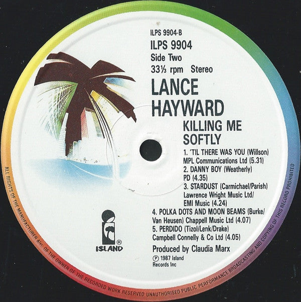 Lance Hayward : Killing Me Softly (LP, Album)