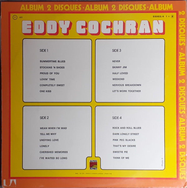 Eddie Cochran : Eddy Cochran (2xLP, Comp)