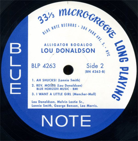 Lou Donaldson : Alligator Bogaloo (LP, Album, RE, Sco)