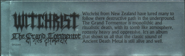Witchrist : The Grand Tormentor (CD, Album)