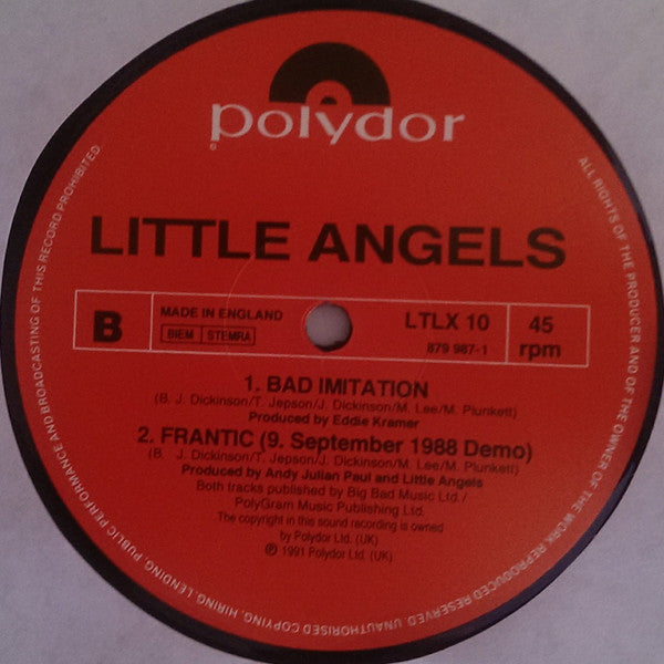 Little Angels : Young Gods - The Single (12", Single)