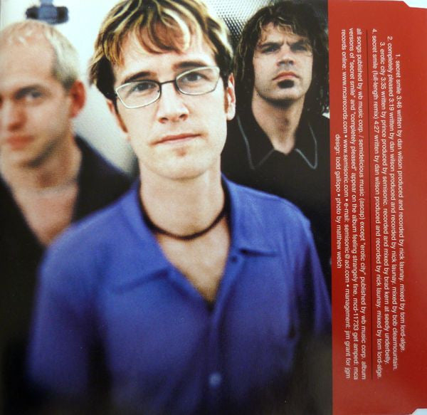 Semisonic : Secret Smile (CD, Single)