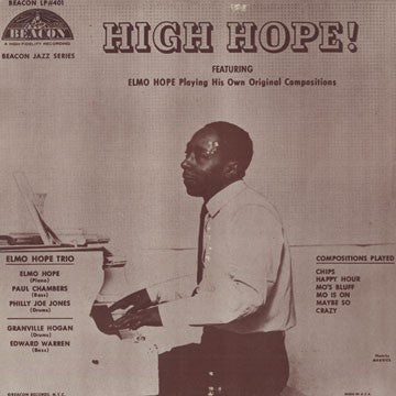 Elmo Hope Trio : High Hope! (LP, Album, Mono, RE)