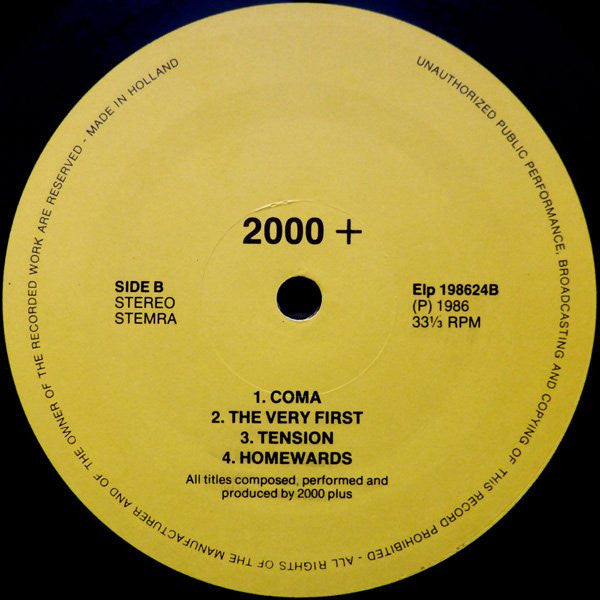 2000 Plus : The Very First (LP, Album)