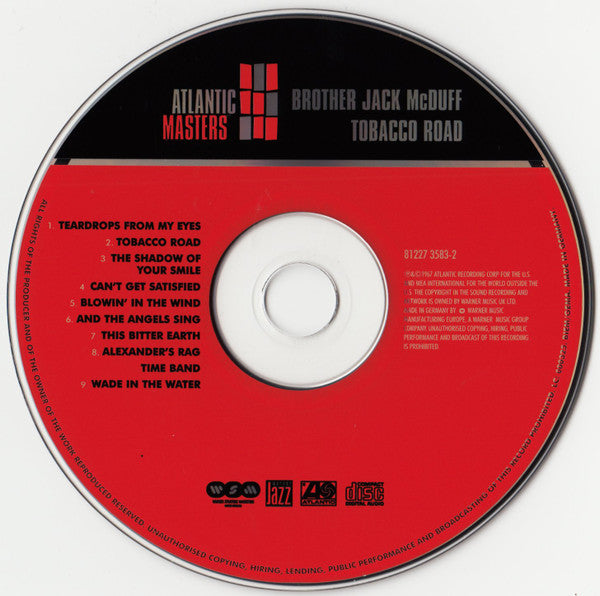 Brother Jack McDuff : Tobacco Road (CD, Album, RE, RM)