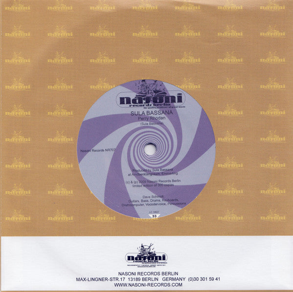 Sula Bassana : The Vegetable Man (7", Single, Ltd)