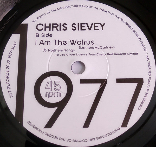 Chris Sievey And The Freshies : If You Really Love Me, Buy Me A Shirt (7", Single, RE)