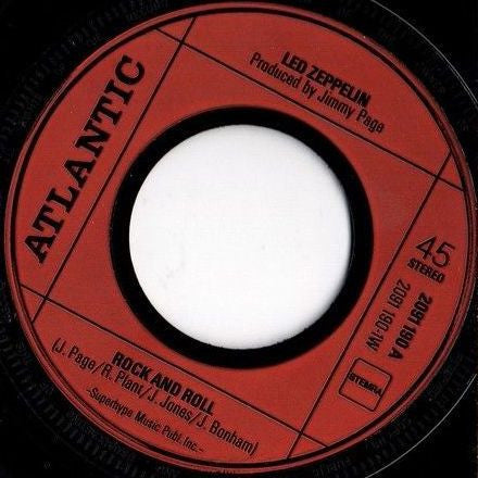Led Zeppelin : Rock And Roll / Four Sticks (7")