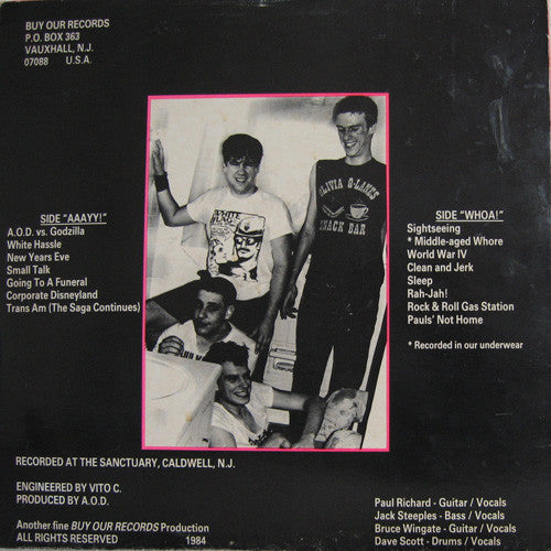Adrenalin O.D. : The Wacky Hi-Jinks Of Adrenalin O.D. (LP, Album)
