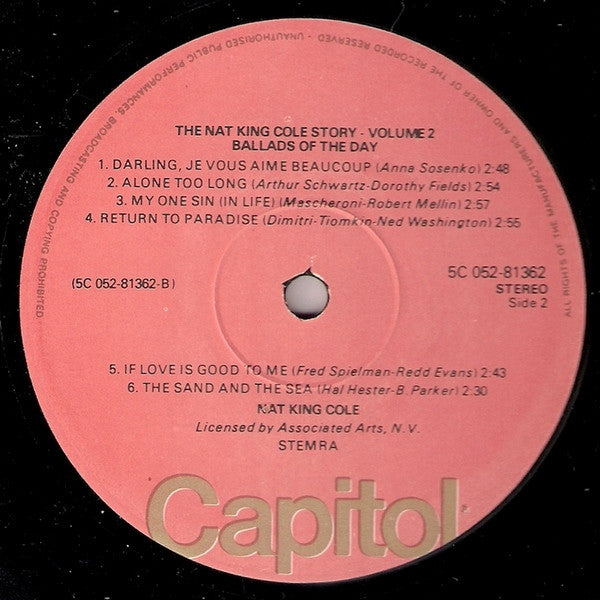 Nat King Cole : Nat "King" Cole Sings Ballads Of The Day (LP, Album, RE)