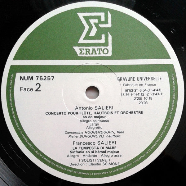 I Solisti Veneti & Paul Badura-Skoda : Salieri (LP, Dig)