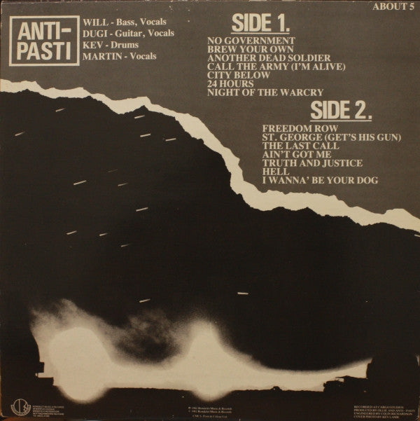 Anti-Pasti : The Last Call (LP, Album)
