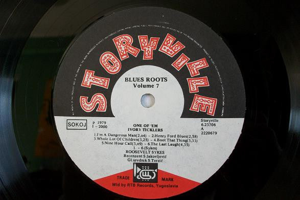 Roosevelt Sykes : One Of 'Em Ivory Ticklers (LP, Comp)