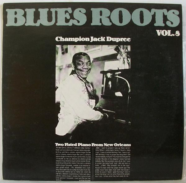 Champion Jack Dupree : Two Fisted Piano From New Orleans (LP, Comp)