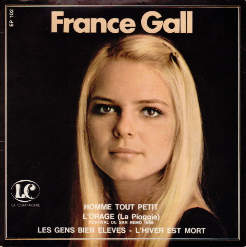 France Gall : Homme Tout Petit (7", EP, Gat)