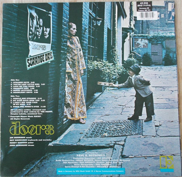 The Doors : Strange Days (LP, Album, RE)