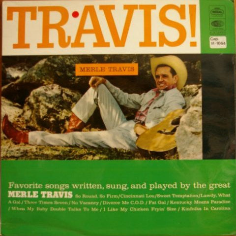 Merle Travis : Travis! (LP, Album, RE)
