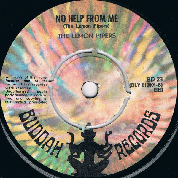 The Lemon Pipers : Green Tambourine / No Help From Me (7", Single)