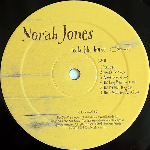 Norah Jones : Feels Like Home (LP, Album, Gat)