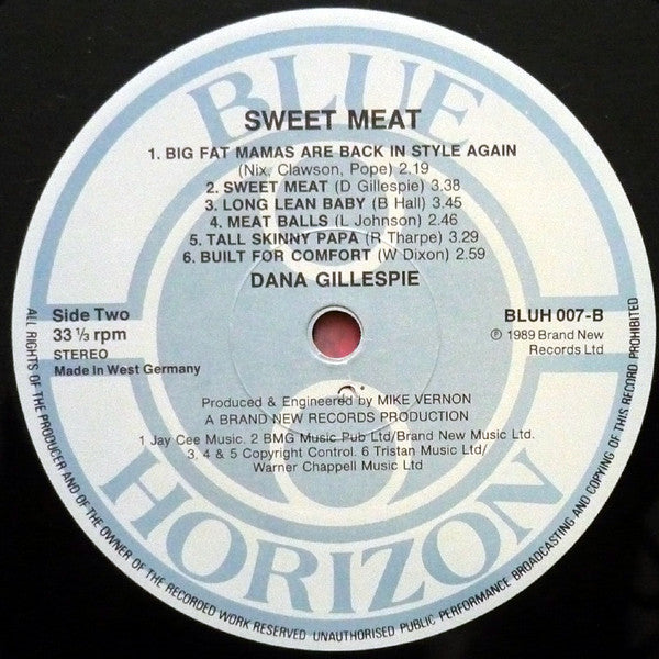 Dana Gillespie : Sweet Meat (LP, Album)