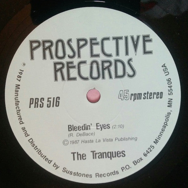 The Tranques : Heavy Whispers / Bleedin' Eyes (7", Single)