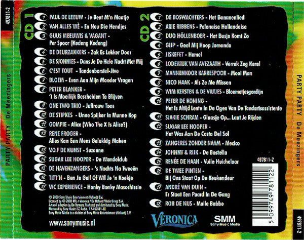 Various : Party Party - De Meezingers (2xCD, Comp)