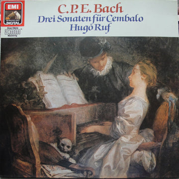 Carl Philipp Emanuel Bach, Hugo Ruf : Drei Sonaten Für Cembalo (LP)