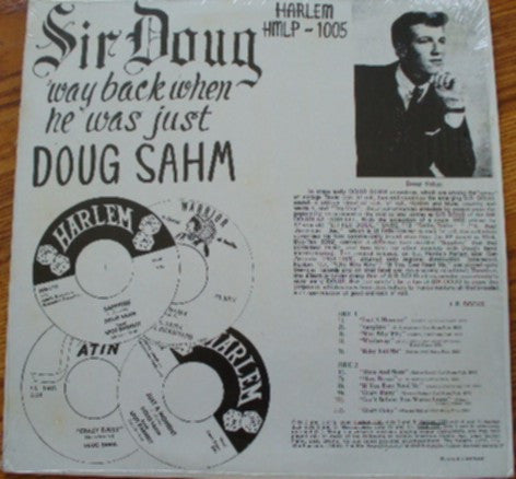 Sir Douglas : 'Way Back When He Was Just Doug Sahm (LP, Comp)