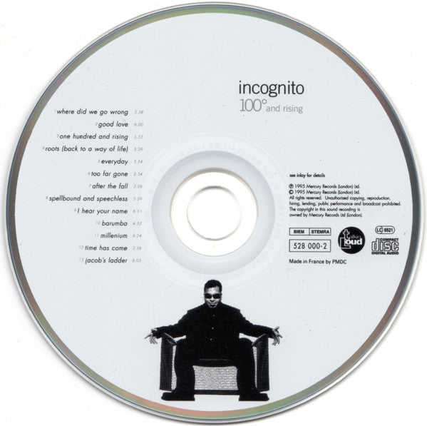 Incognito : 100° And Rising (CD, Album)