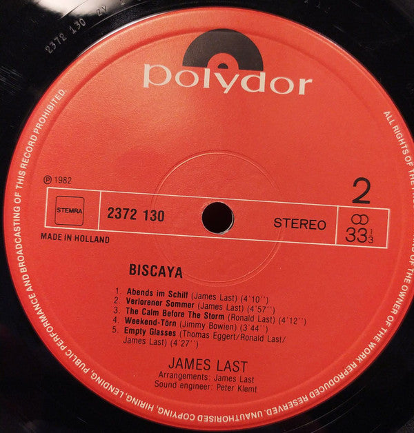 James Last : Biscaya (LP, Album)