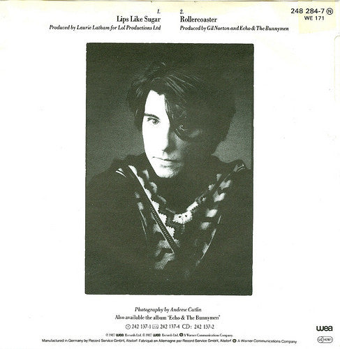 Echo & The Bunnymen : Lips Like Sugar (7", Single)