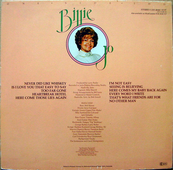Billie Jo Spears : I'm Not Easy (LP, Album)