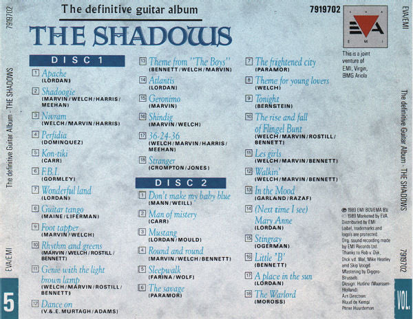 The Shadows : The Definitive Guitar Album (Volume 5) (2xCD, Comp)
