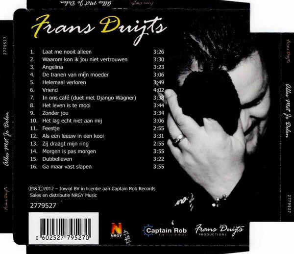 Frans Duijts : Alles Met Je Delen (CD, Album, Sup)