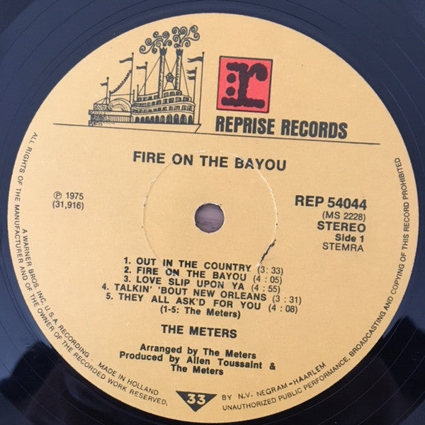 The Meters : Fire On The Bayou (LP, Album)