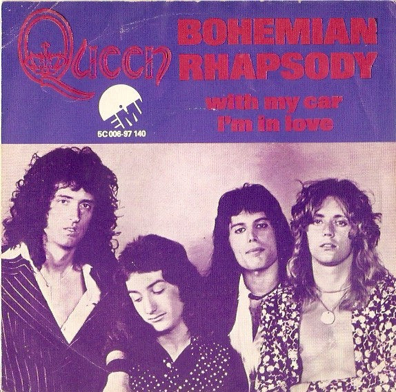 Queen : Bohemian Rhapsody (7", Single, RP)