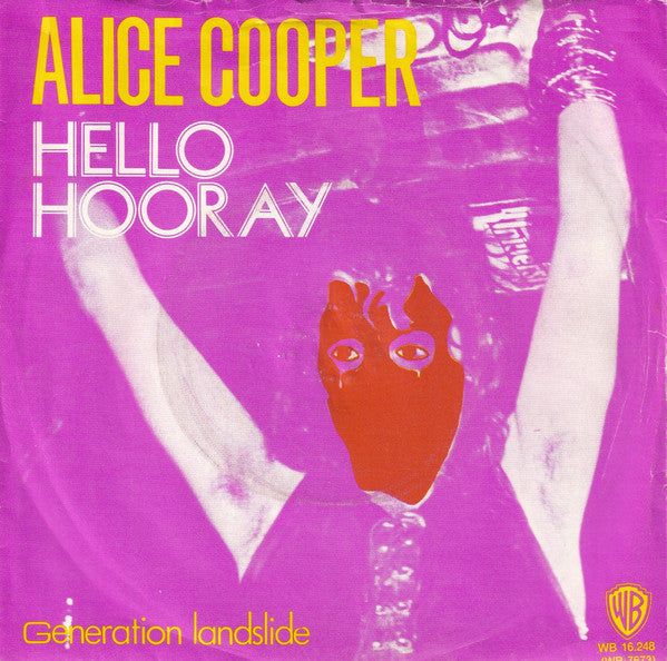 Alice Cooper : Hello Hooray (7", Single)