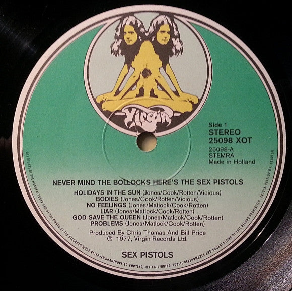 Sex Pistols : Never Mind The Bollocks Here's The Sex Pistols (LP, Album)