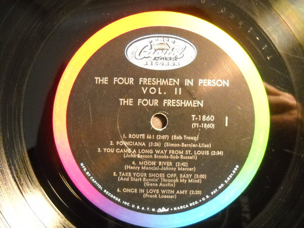 The Four Freshmen : In Person Volume 2 (LP, Album, Mono)