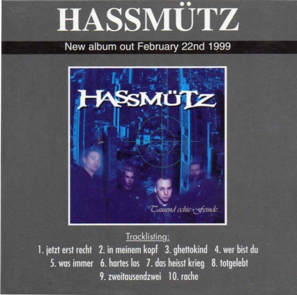 Hassmütz : Tausend Echte Feinde (CD, Album, Promo)