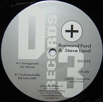 Raimond Ford & Steve Land : Swingmate (12")