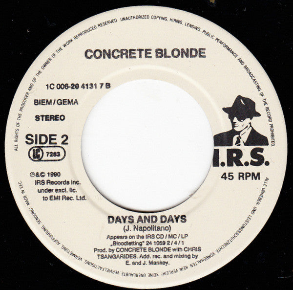 Concrete Blonde : Caroline (7", Single)
