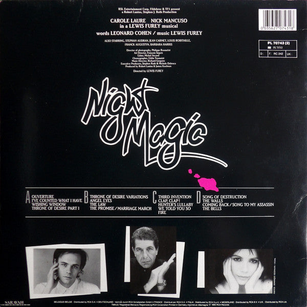 Lewis Furey : Night Magic (2xLP, Album)