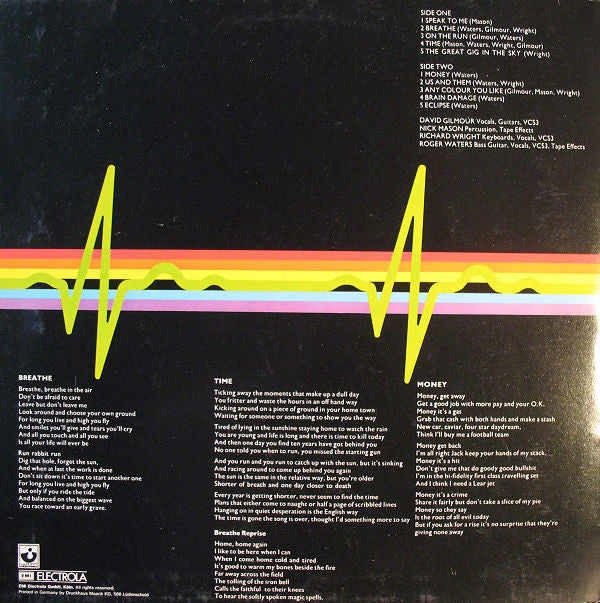 Pink Floyd : The Dark Side Of The Moon (LP, Album, Cir)