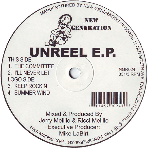 Jerry Melillo & Ricci Melillo : Unreel E.P. (12", EP)