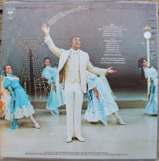 Jim Nabors : For The Good Times - The Jim Nabors Hour (LP, Album)