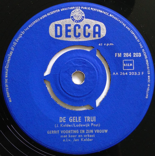 Wout Wagtmans En Wim van Est / Gerrit Voorting En Zijn Vrouw : Tour De France! / De Gele Trui (7", Single)