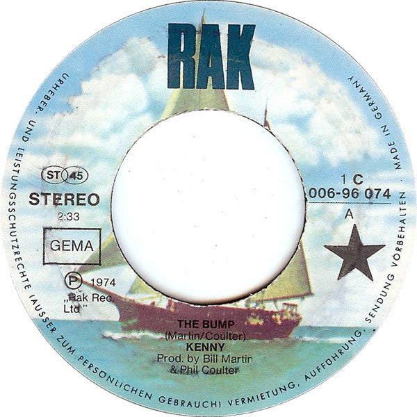 Kenny (3) : The Bump (7", Single)